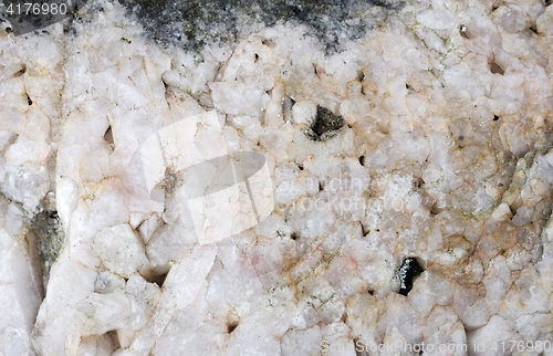 Image of Coarse white quartz background 