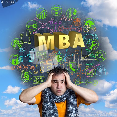 Image of Humorous MBA Concept For Continued Education