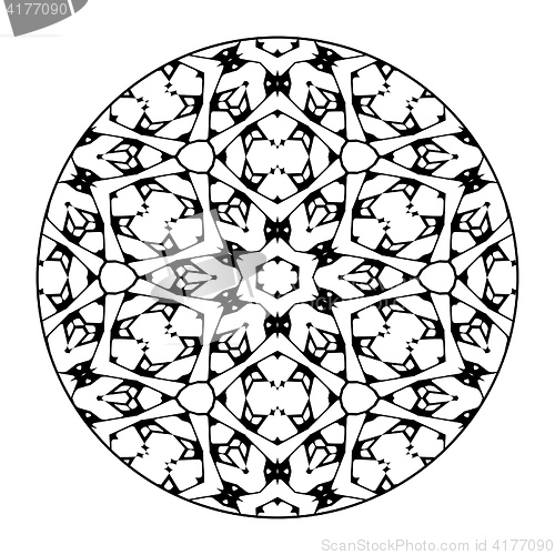 Image of Mandala Black and White