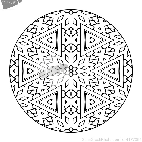 Image of Mandala Black and White