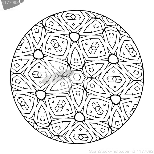Image of Mandala Black and White