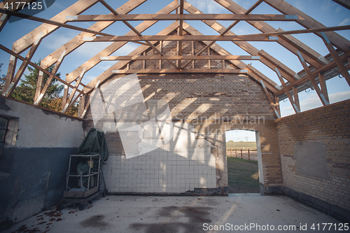 Image of Home improvement on an old building