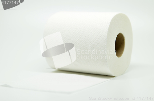 Image of Roll of toilet paper