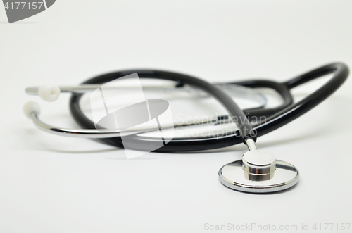 Image of Medical stethoscope isolated