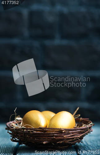 Image of easter eggs