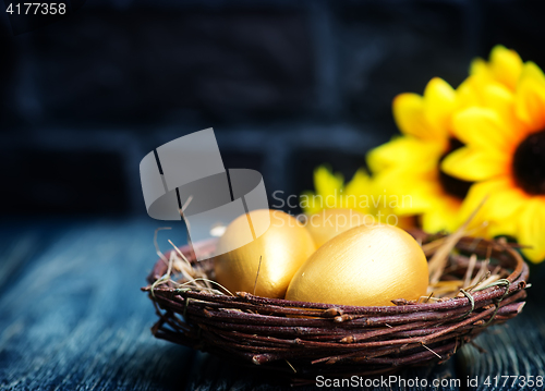 Image of easter eggs