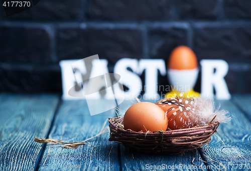 Image of easter eggs