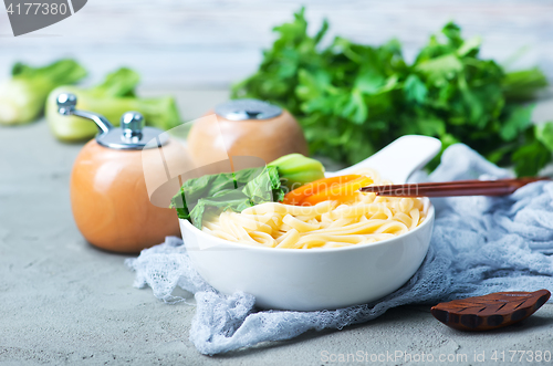 Image of boiled spaghetti