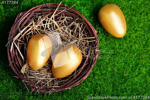 Image of easter eggs