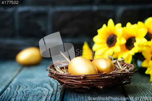 Image of easter eggs