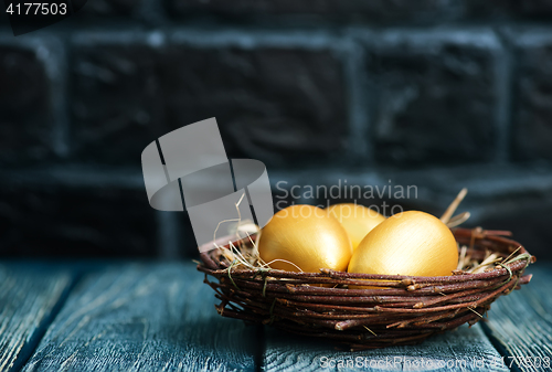 Image of easter eggs