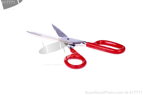 Image of Scissors with red handle