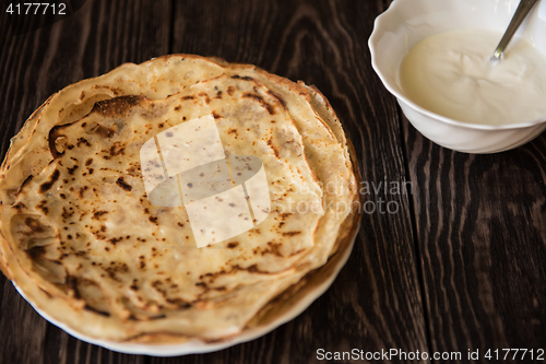 Image of Fried tasty pancakes