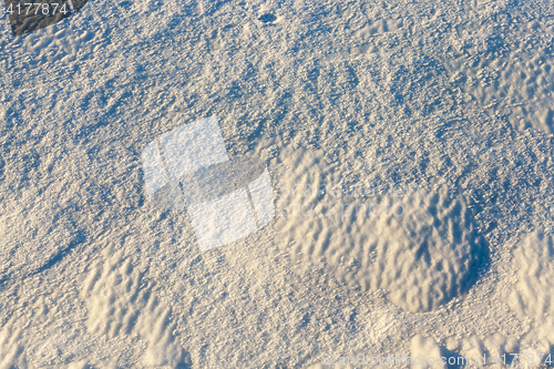 Image of land covered with snow