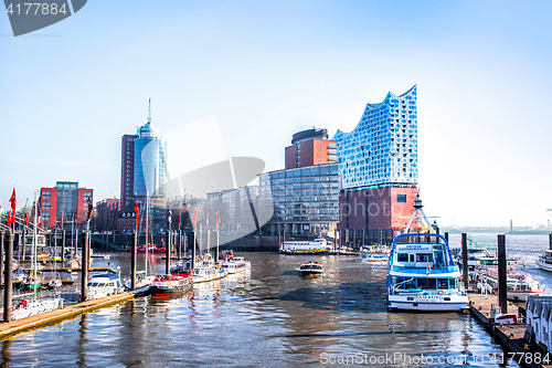 Image of view of Hamburg city