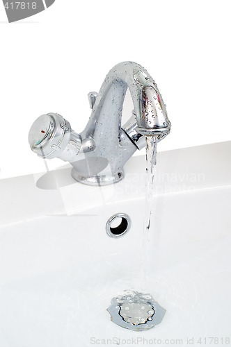 Image of Tap and wash-basin