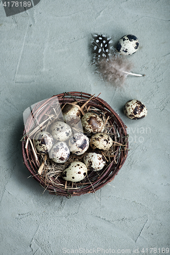 Image of quail eggs