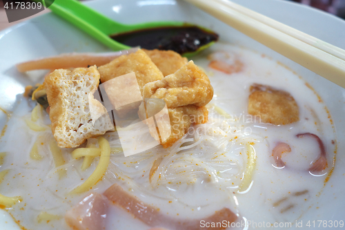 Image of Famous Penang white curry noodle