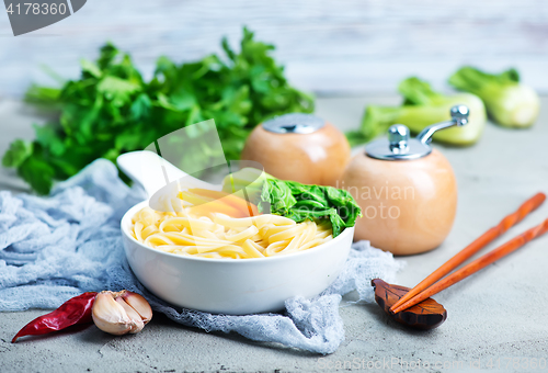 Image of boiled spaghetti