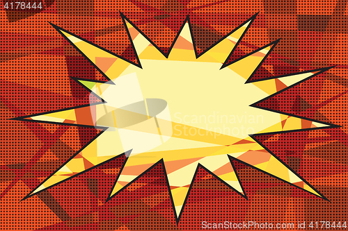 Image of Comic book background explosion