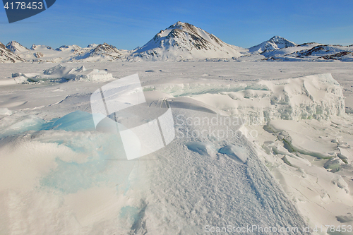 Image of Greenland frozen ice