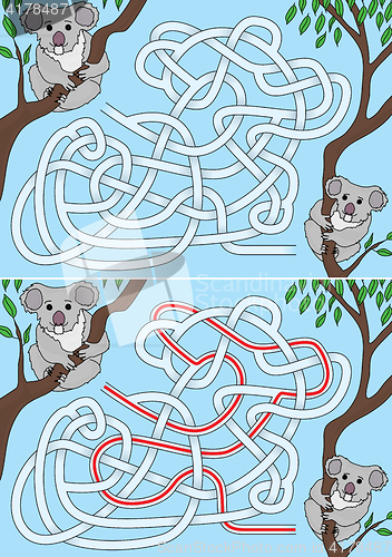 Image of Koala maze