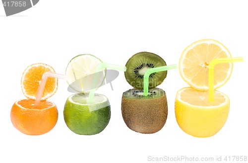 Image of Abstract fruits drink