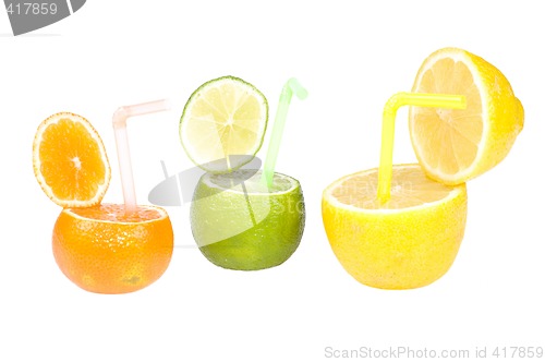 Image of Citrus abstract fruit drink.