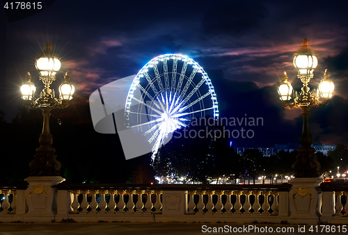 Image of View on Ferris Wheel