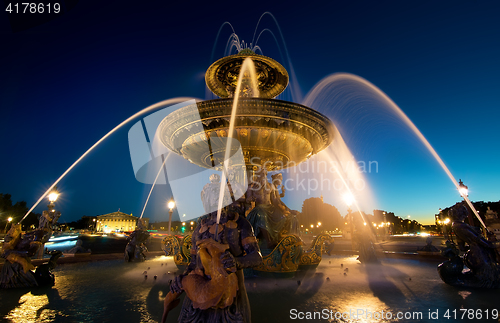 Image of Illuminated Fountain de Mers