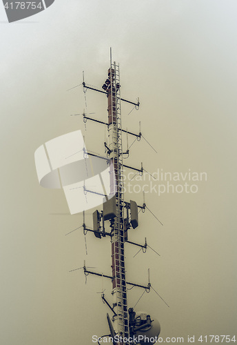 Image of Vintage looking Communication tower