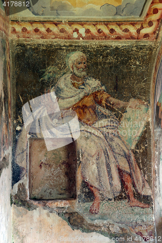 Image of Fresco paintings in the old church