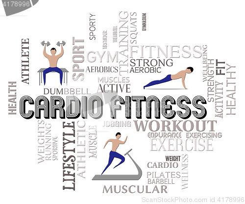 Image of Cardio Fitness Indicates Physical Activity And Cardiogram