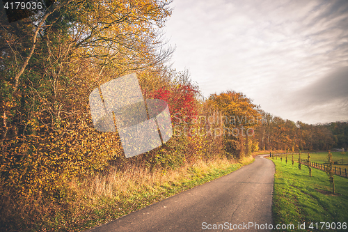 Image of Countryside landscape in the fall