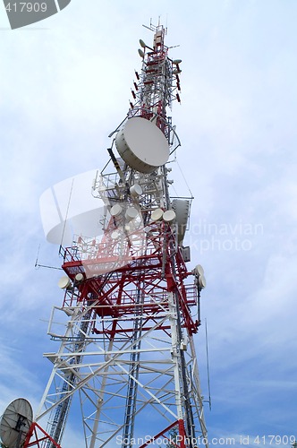 Image of Cellular communications tower