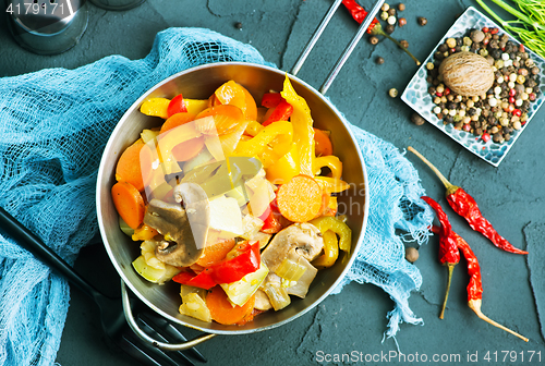 Image of fried vegetables