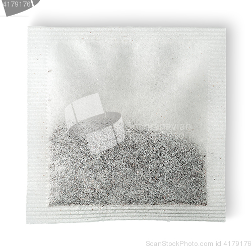 Image of Single tea bag horizontally