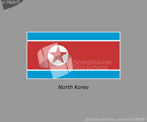 Image of flag of north korea