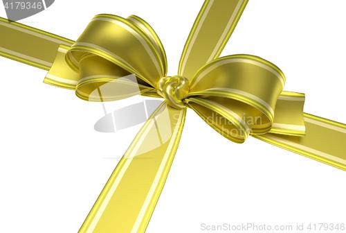 Image of yellow ribbon and bow