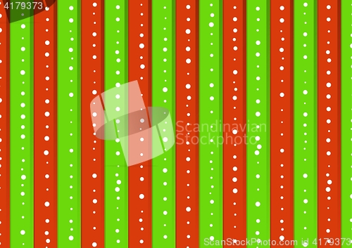 Image of christmas background with green and red stripes