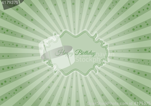 Image of Decorative birthday label