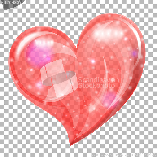 Image of Transparent Valentines Day Heart