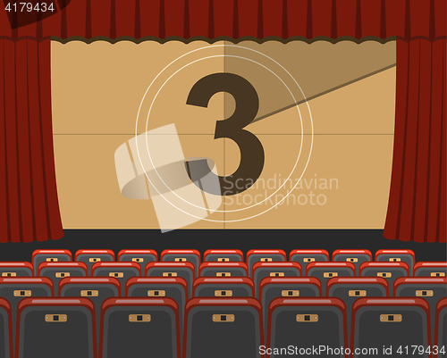 Image of cinema auditorium with seats