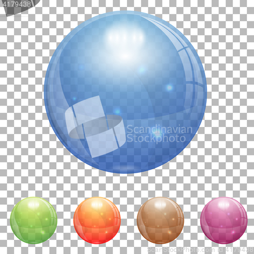 Image of Transparent Glass Ball