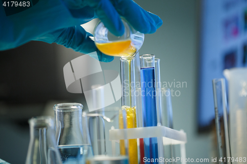 Image of Photography of laboratory chemical tests