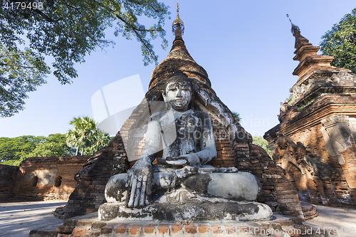Image of Buddha in sagaing , Mandalay