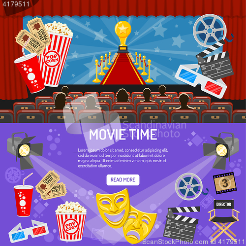 Image of Cinema and Movie horizontal banners