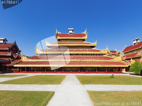 Image of Mandalay Palace.Myanmar