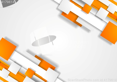 Image of Orange grey tech corporate background