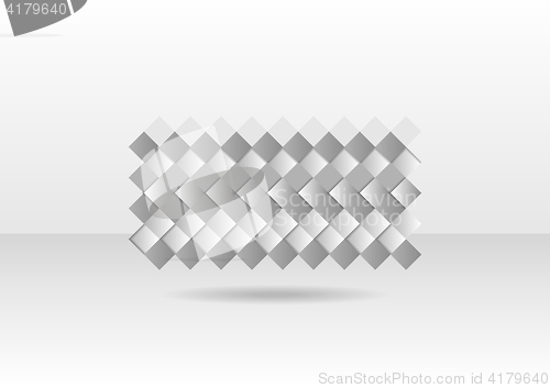 Image of Abstract grey geometric tech design